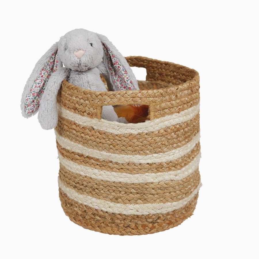 Storage Great Little Trading Co. Small Storage | Jute Storage Basket, Ivory Natural