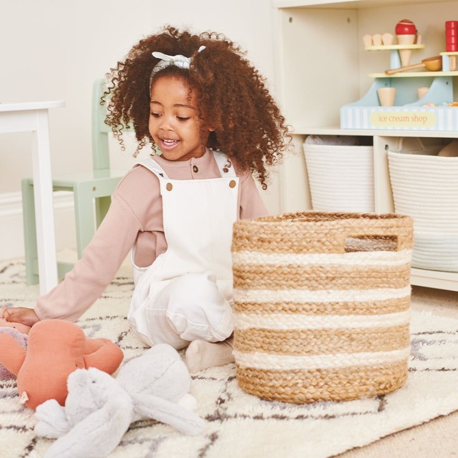 Storage Great Little Trading Co. Small Storage | Jute Storage Basket, Ivory Natural