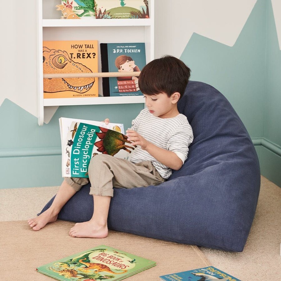 Accessories Great Little Trading Co. Children'S Bean Bags | Plain Bean Bag, Midnight Blue