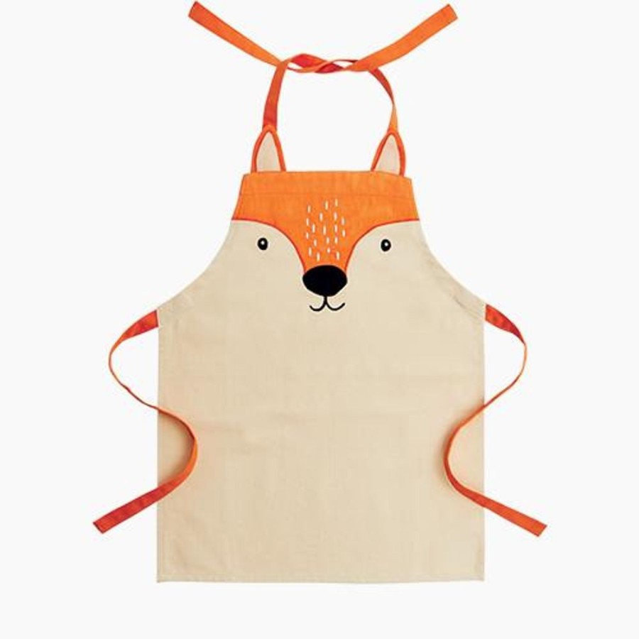 Accessories Great Little Trading Co. Decorative Accessories | Child'S Apron, Fox Orange