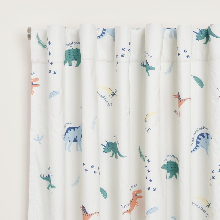 Accessories Great Little Trading Co. Blackout Curtains | Children'S Easy-Care Blackout Curtains - Dinosaur Explorer, W135 X L137 (Cm) Multi