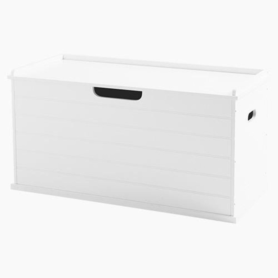 Storage Great Little Trading Co. Toy Boxes | Large Wooden Toy Box Seat Bench, Bright White