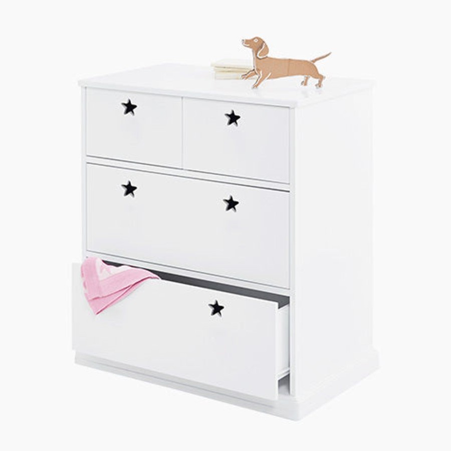 Beds & Mattresses Great Little Trading Co. White Bedroom Furniture | Star Bright Chest Of Drawers, Bright White