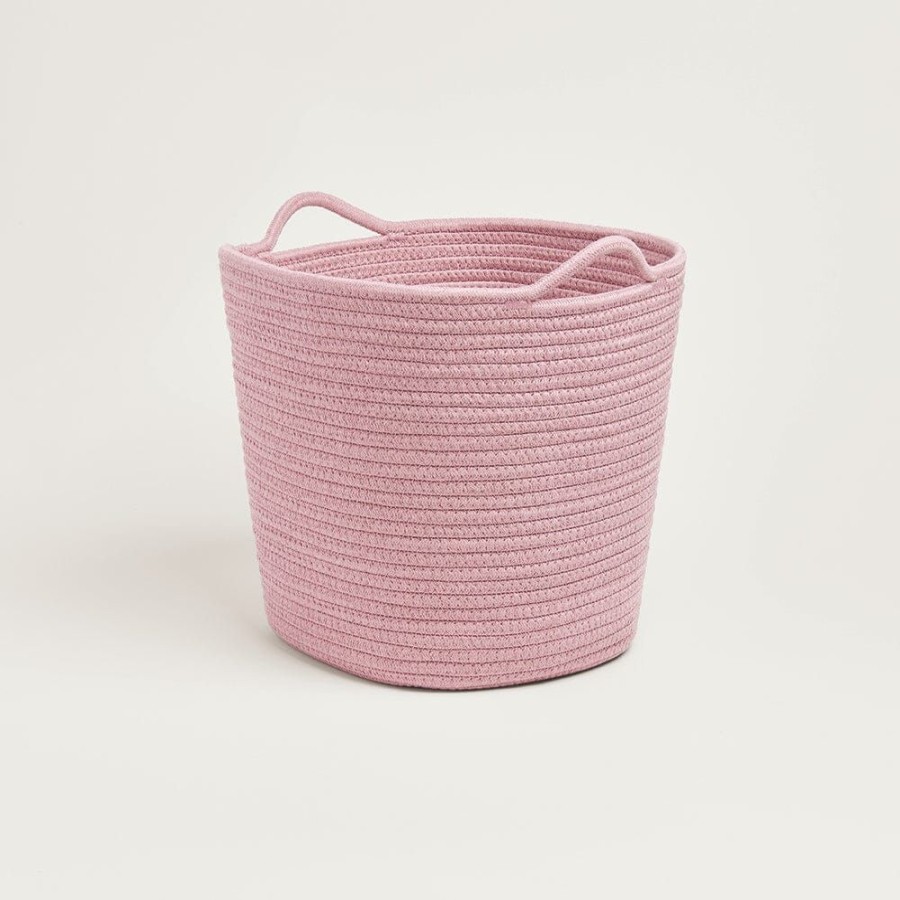 Storage Great Little Trading Co. Small Storage | Rope Storage Basket, Rose Pink