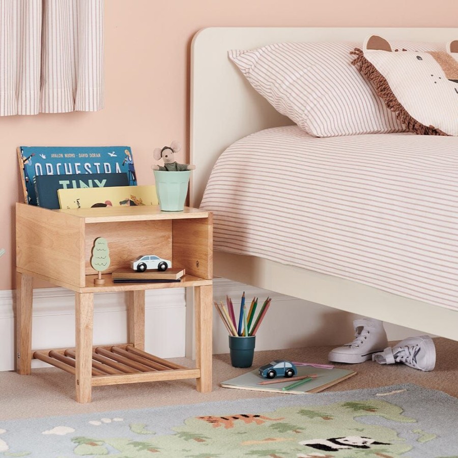 Beds & Mattresses Great Little Trading Co. Neutral Bedroom Furniture | Croft Bedside Table, Wood Natural