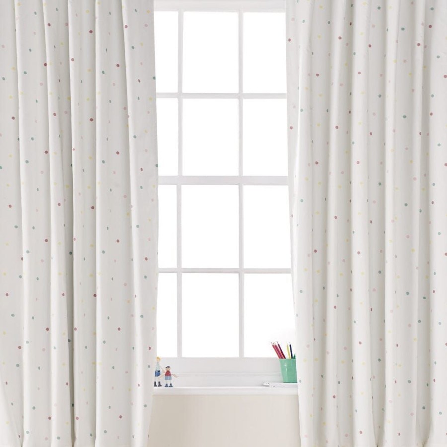 Accessories Great Little Trading Co. Blackout Curtains | Children'S Easy-Care Blackout Curtains - Pastel Spot, W135 X L183 (Cm) Multi