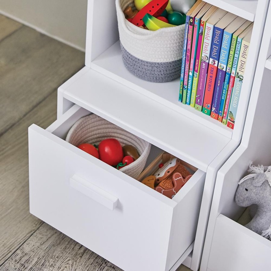 Storage Great Little Trading Co. Small Storage | Alba Modular Storage, Narrow Toy Box Base Bright White