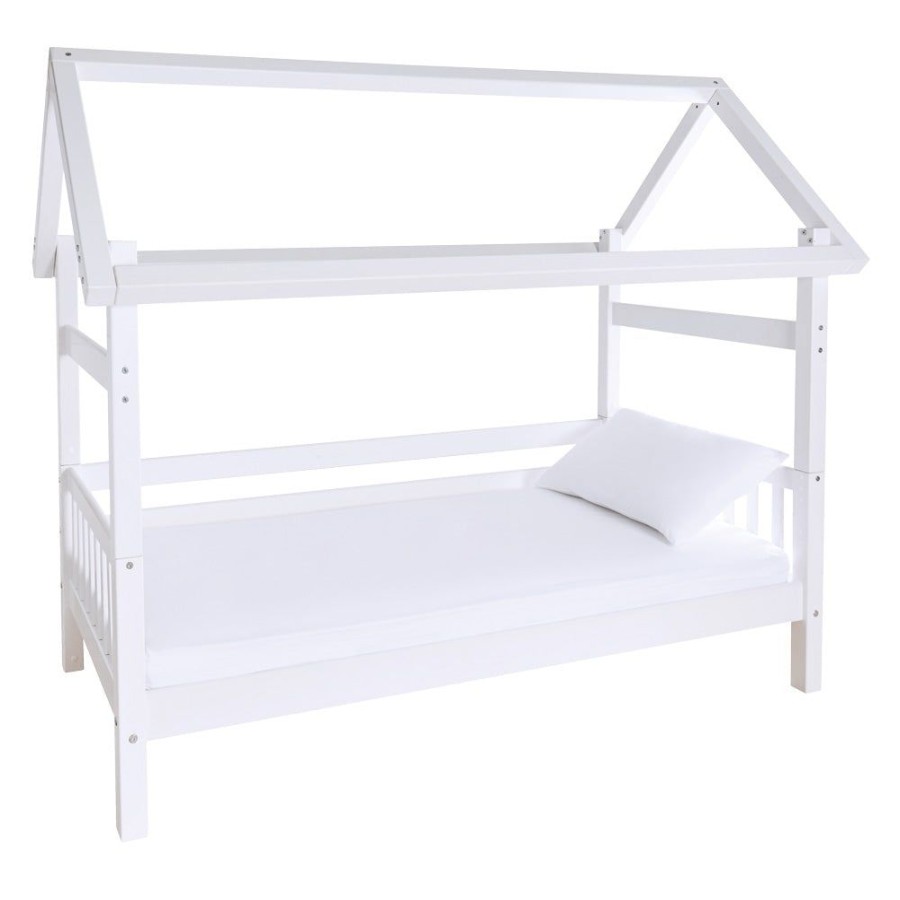 Beds & Mattresses FLEXA Single Beds | Griffin Single House Bed Bright White