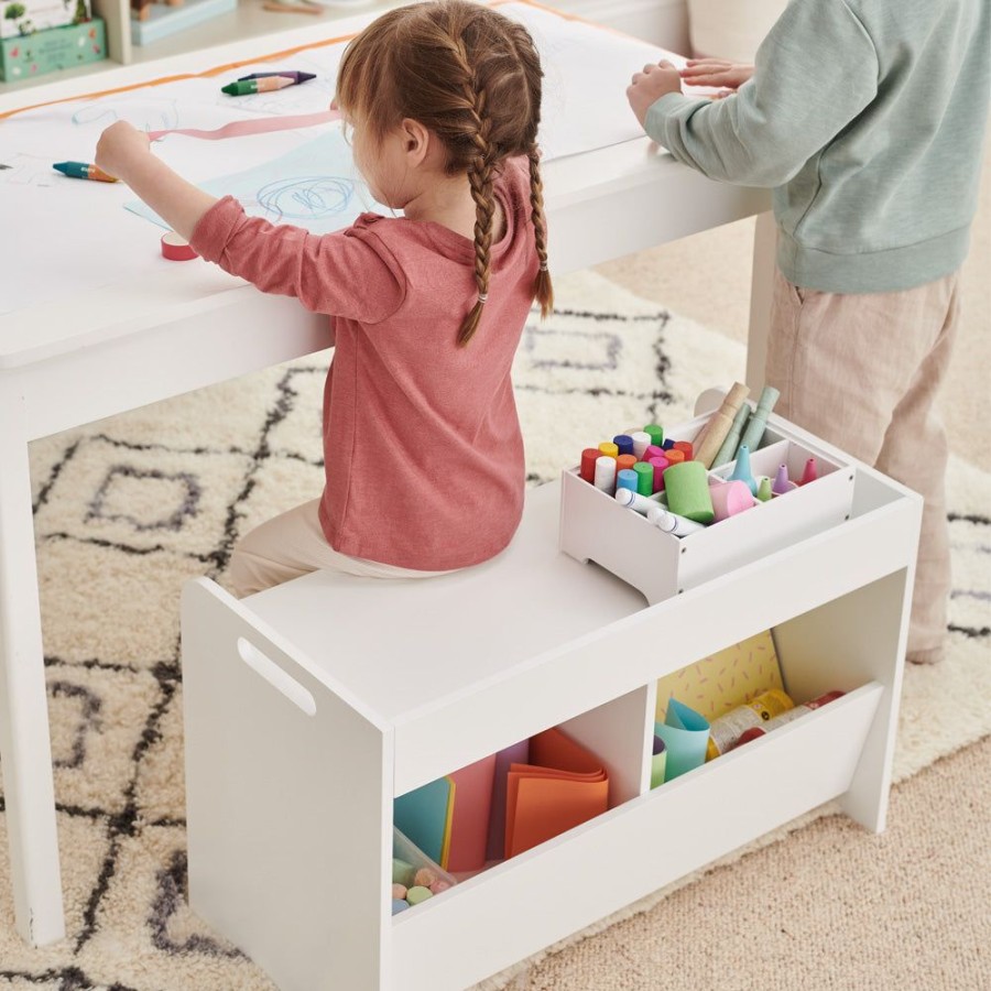 Storage Great Little Trading Co. Storage Benches | Junior Storage Bench Bright White