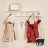 Accessories Great Little Trading Co. Nursery Accessories | Wooden Peg Rail & Shelf, Colour Pop White