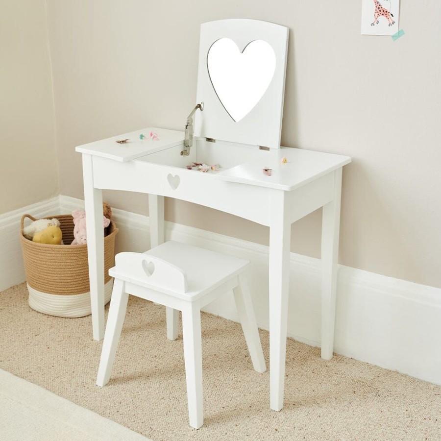 Furniture Great Little Trading Co. Dressing Tables & Rails | Sweetheart Dressing Table & Stool, White