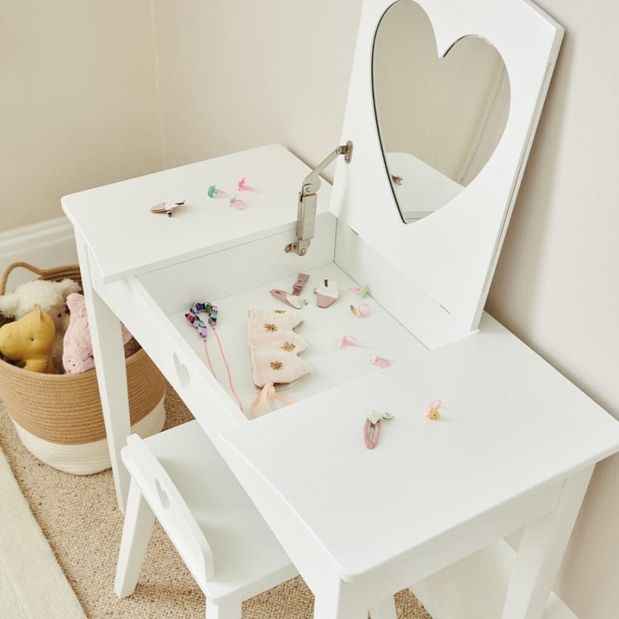 Furniture Great Little Trading Co. Dressing Tables & Rails | Sweetheart Dressing Table & Stool, White