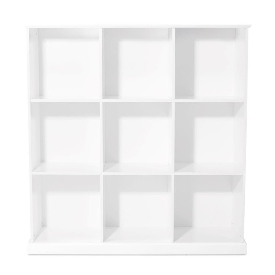 Storage Great Little Trading Co. Storage Furniture | Abbeville Nine Cube Storage, White Bright White