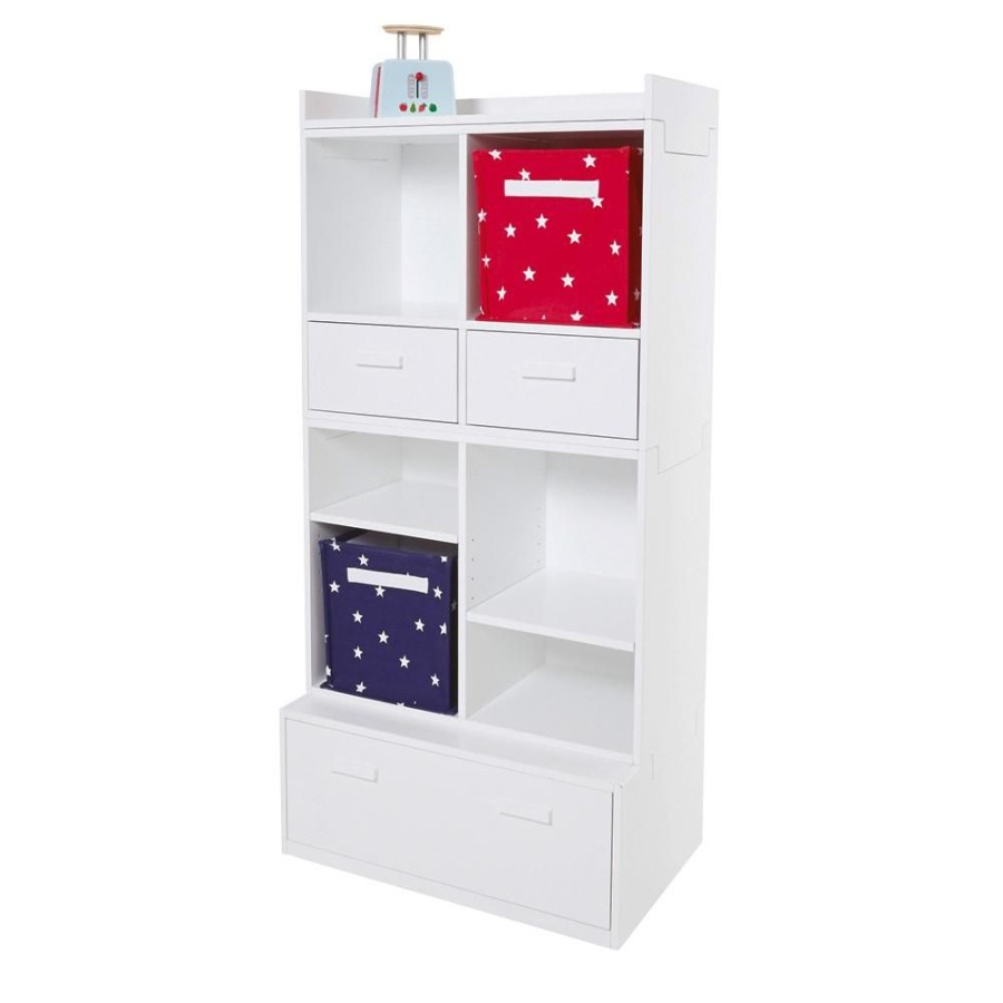 Storage Great Little Trading Co. Stacking Storage | Alba Modular Storage Set 5 (Regular) Bright White