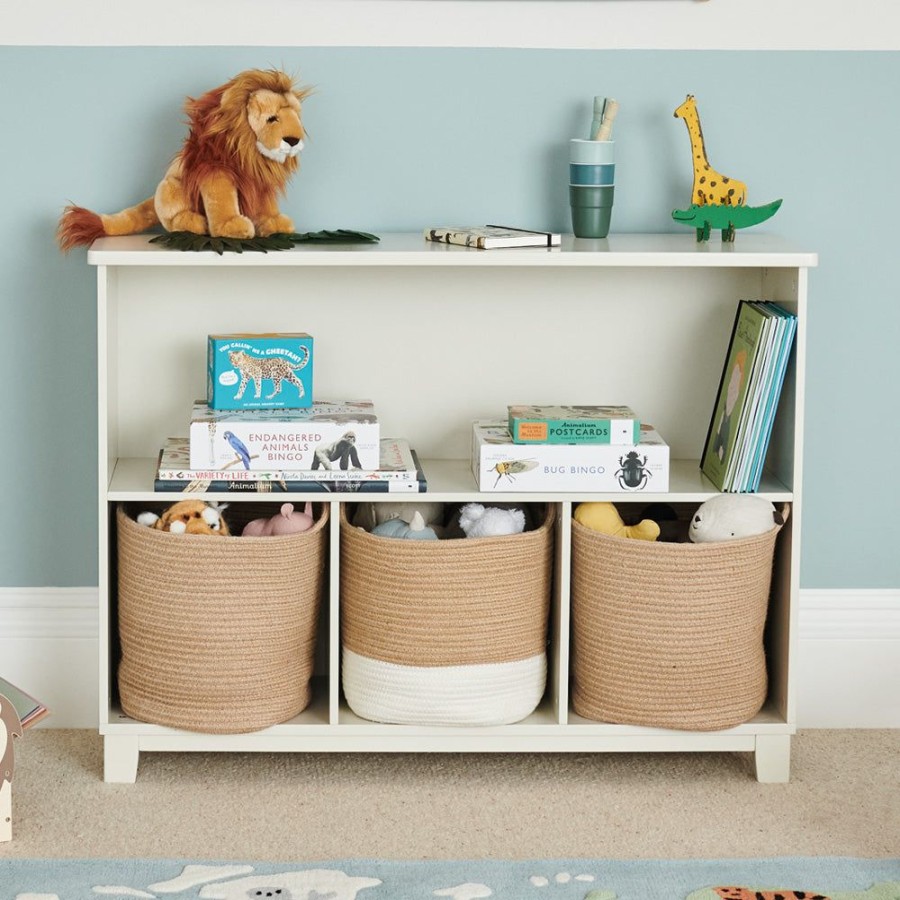 Accessories Great Little Trading Co. Nursery Accessories | Rope Storage Basket, Ivory Natural