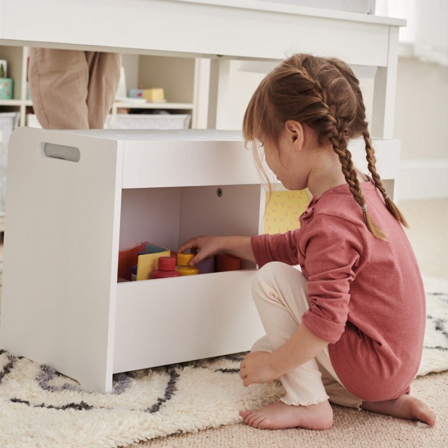 Furniture Great Little Trading Co. Chairs & Benches | Junior Storage Bench Bright White