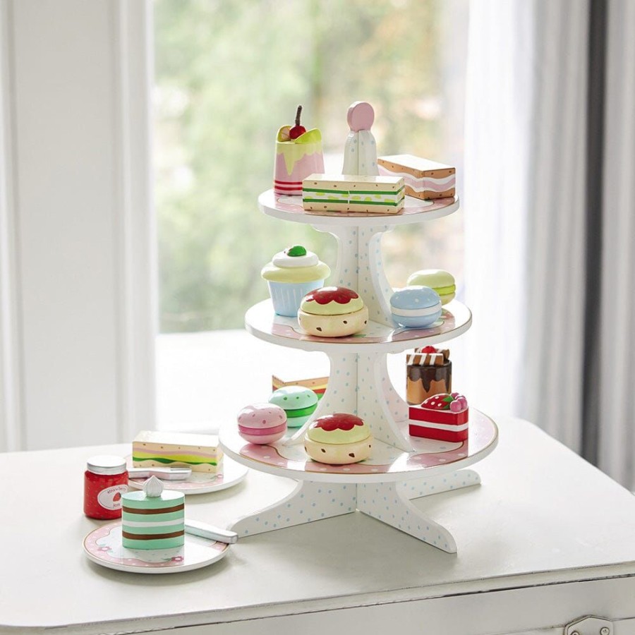 Toys Great Little Trading Co. Wooden Toys | Wooden Afternoon Tea Set