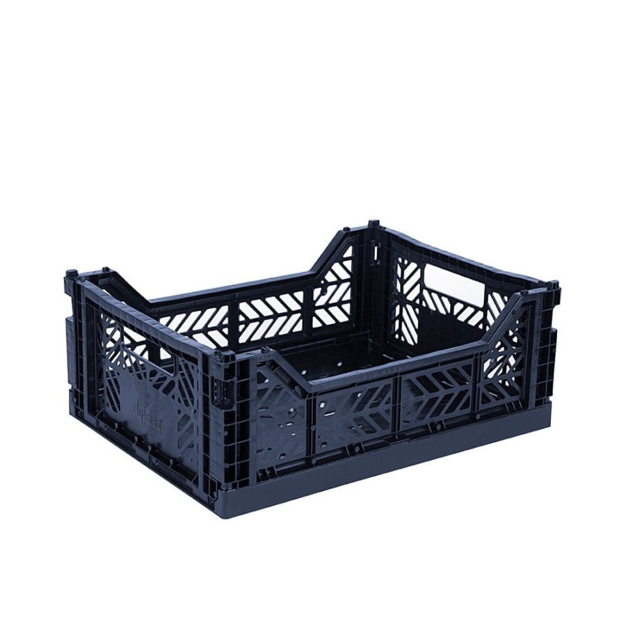 Nursery Great Little Trading Co. Nursery Storage | Aykasa Midi Folding Crate, Navy