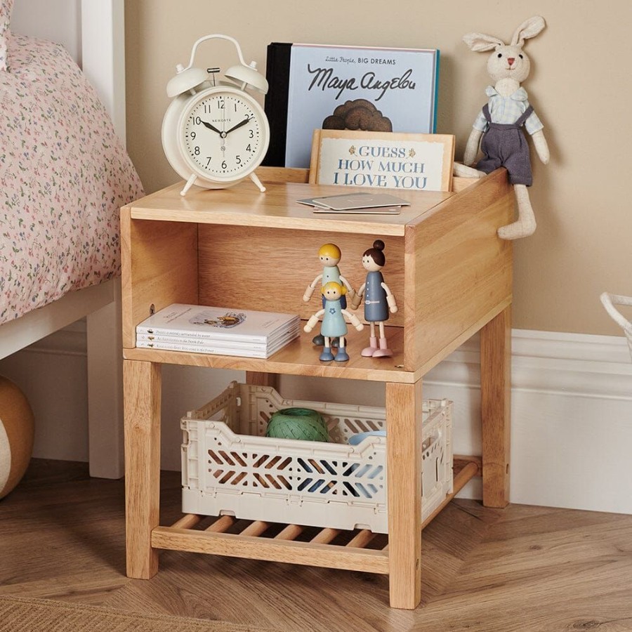 Storage Great Little Trading Co. Bedroom Storage | Croft Bedside Table, Wood Natural