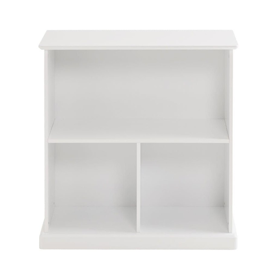 Storage Great Little Trading Co. Storage Furniture | Abbeville Small Wooden Shelf & Storage In White Bright White