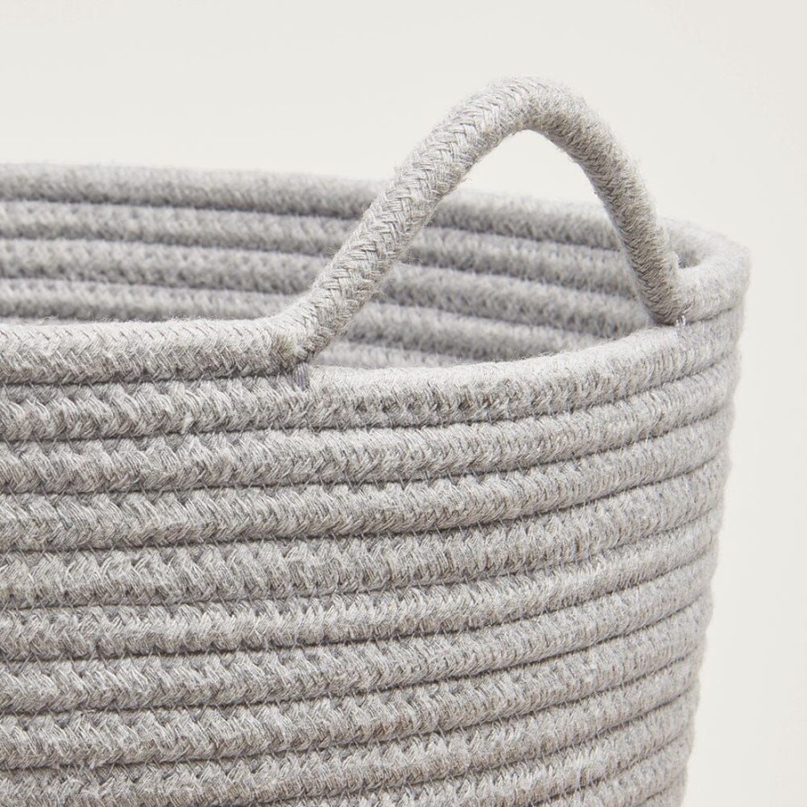 Storage Great Little Trading Co. Storage Furniture | Rope Storage Basket, Grey