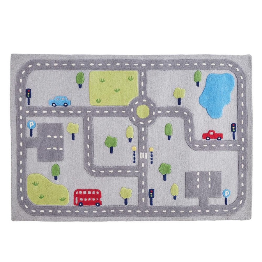 Accessories Great Little Trading Co. Rugs | On The Road Rug, 180 X 120 (Cm) Grey