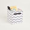 Storage Great Little Trading Co. Cube Storage | Canvas Storage Cube, Zigzag Black & White