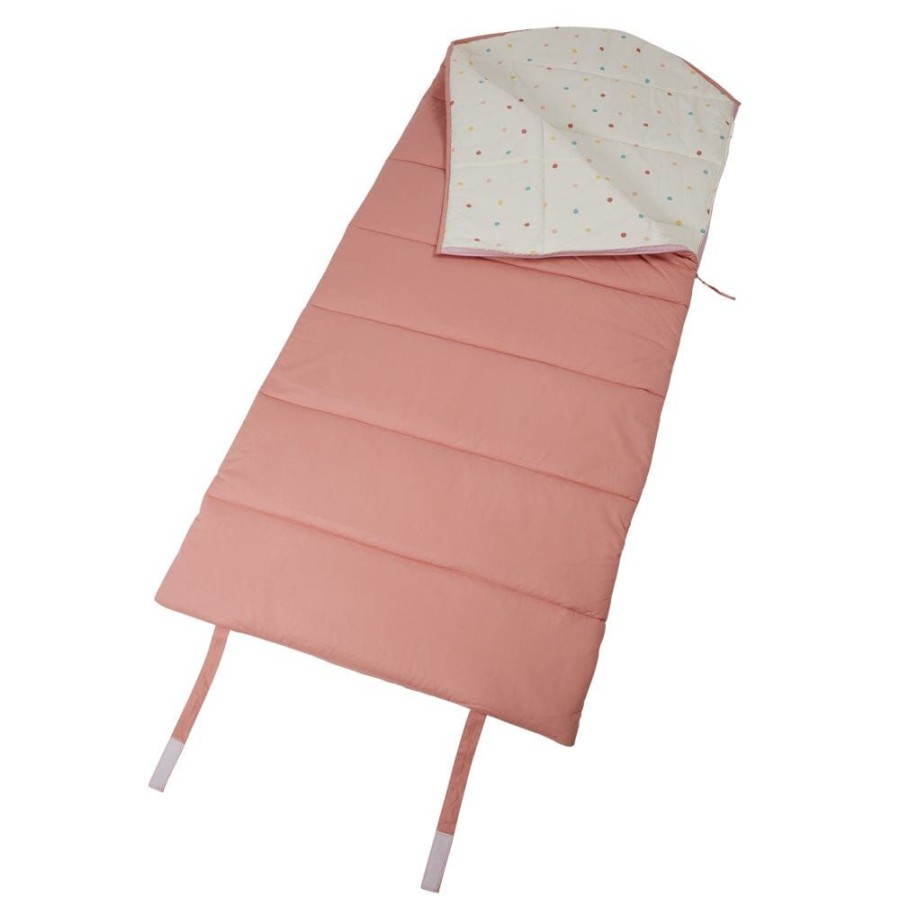 Beds & Mattresses Great Little Trading Co. Bedding Sets | Children'S Sleeping Bag, Pastel Spot Pink