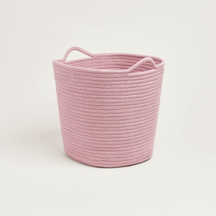 Storage Great Little Trading Co. Cube Storage | Rope Storage Basket, Rose Pink