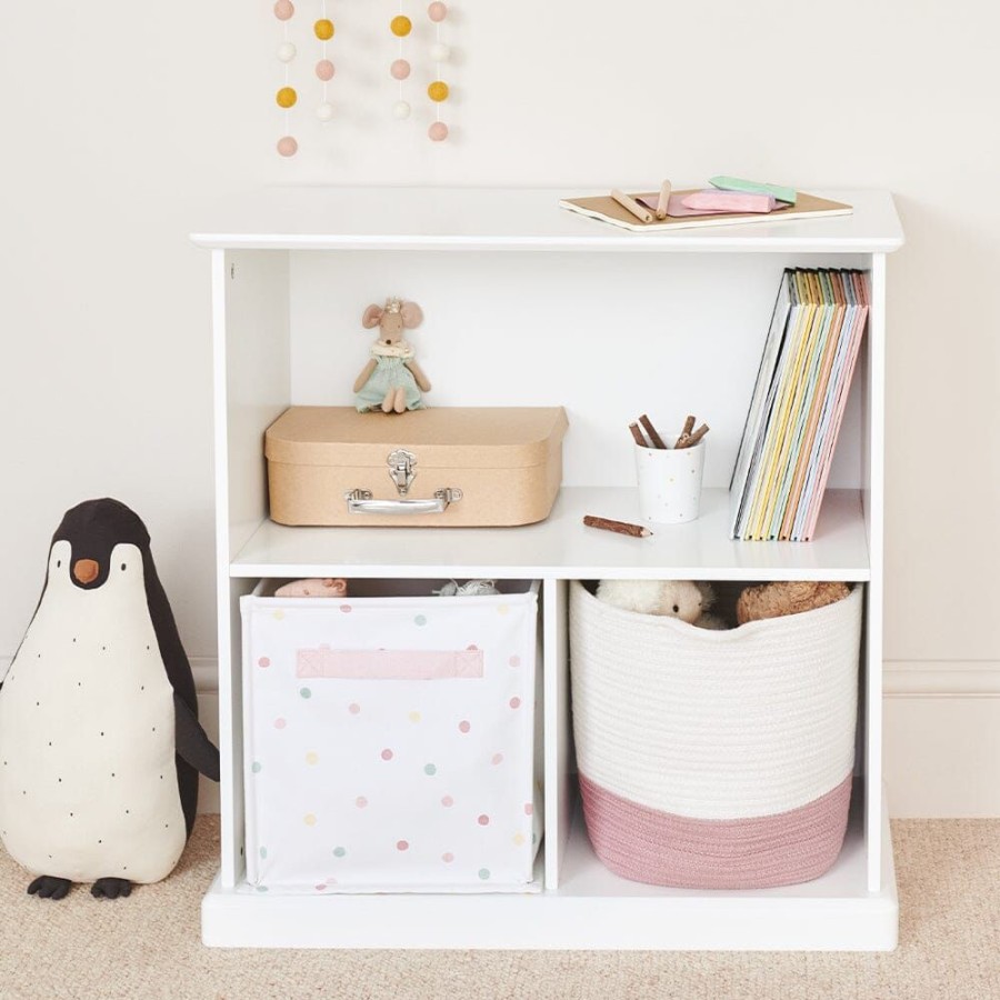 Storage Great Little Trading Co. Cube Storage | Abbeville Small Wooden Shelf & Storage In White Bright White