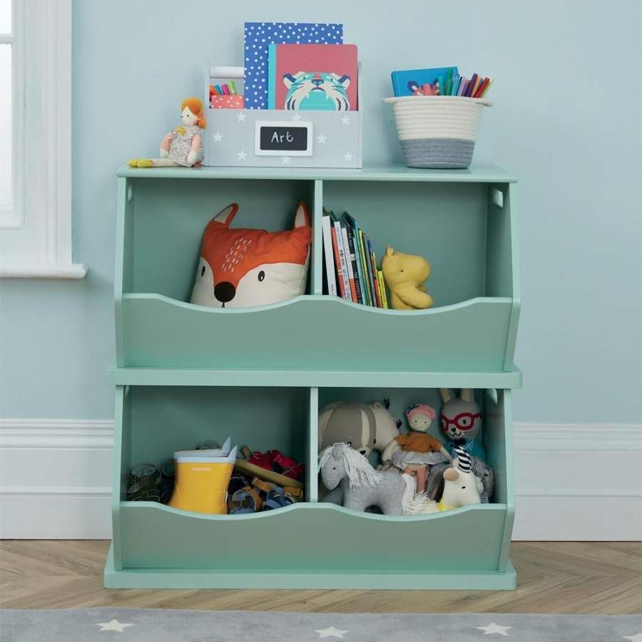 Storage Great Little Trading Co. Toy Boxes | Double Stacking Storage Trunk, Willow Green