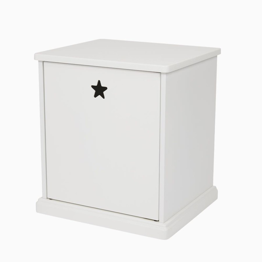 Nursery Great Little Trading Co. Nursery Storage | Star Bright Bedside Table, Bright White