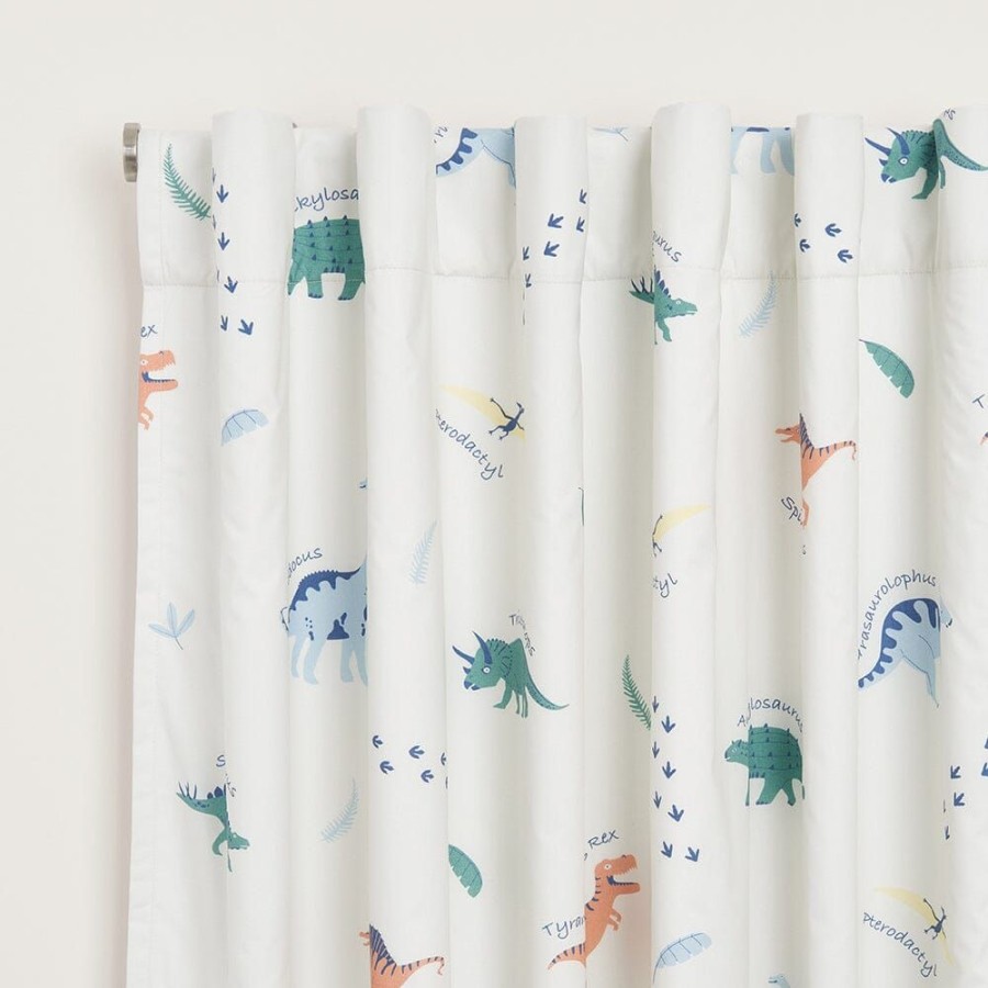 Accessories Great Little Trading Co. Blackout Curtains | Children'S Easy-Care Blackout Curtains - Dinosaur Explorer, W135 X L183 (Cm) Multi