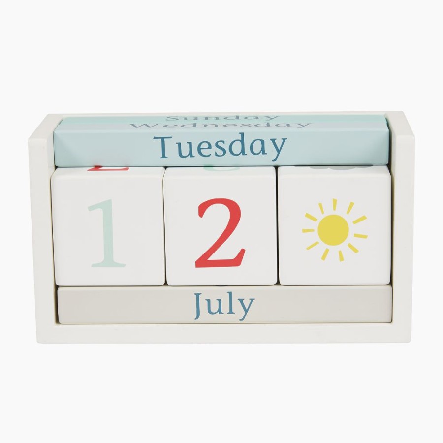 Furniture Great Little Trading Co. Desks & Accessories | Perpetual Calendar White