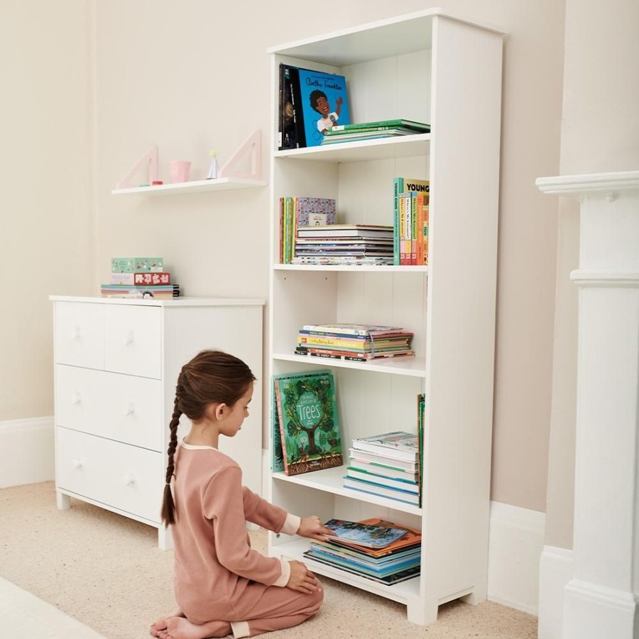 Storage Great Little Trading Co. Bookcases & Bookshelves | Crompton Tall Bookcase In White