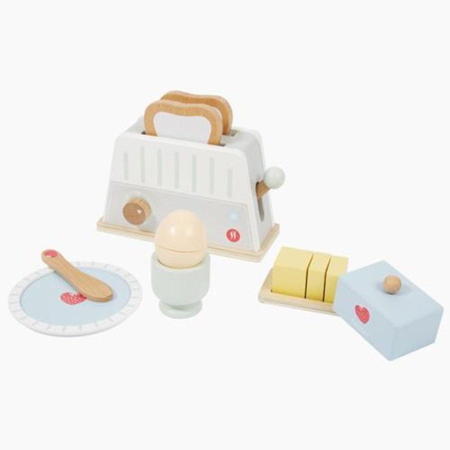 Toys Great Little Trading Co. Wooden Toys | Wooden Toy Breakfast Set Multi