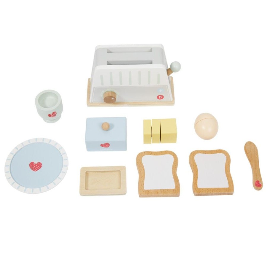 Toys Great Little Trading Co. Wooden Toys | Wooden Toy Breakfast Set Multi