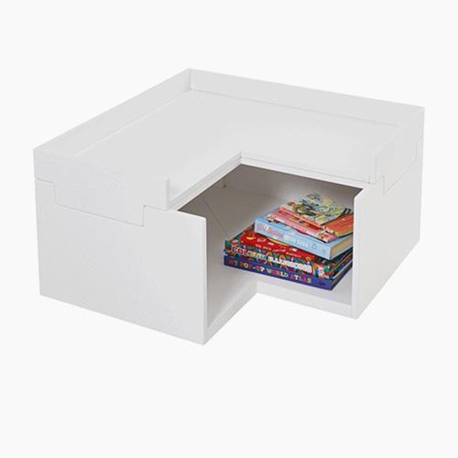 Storage Great Little Trading Co. Modular Storage | Alba Modular Storage, Corner Base Bright White