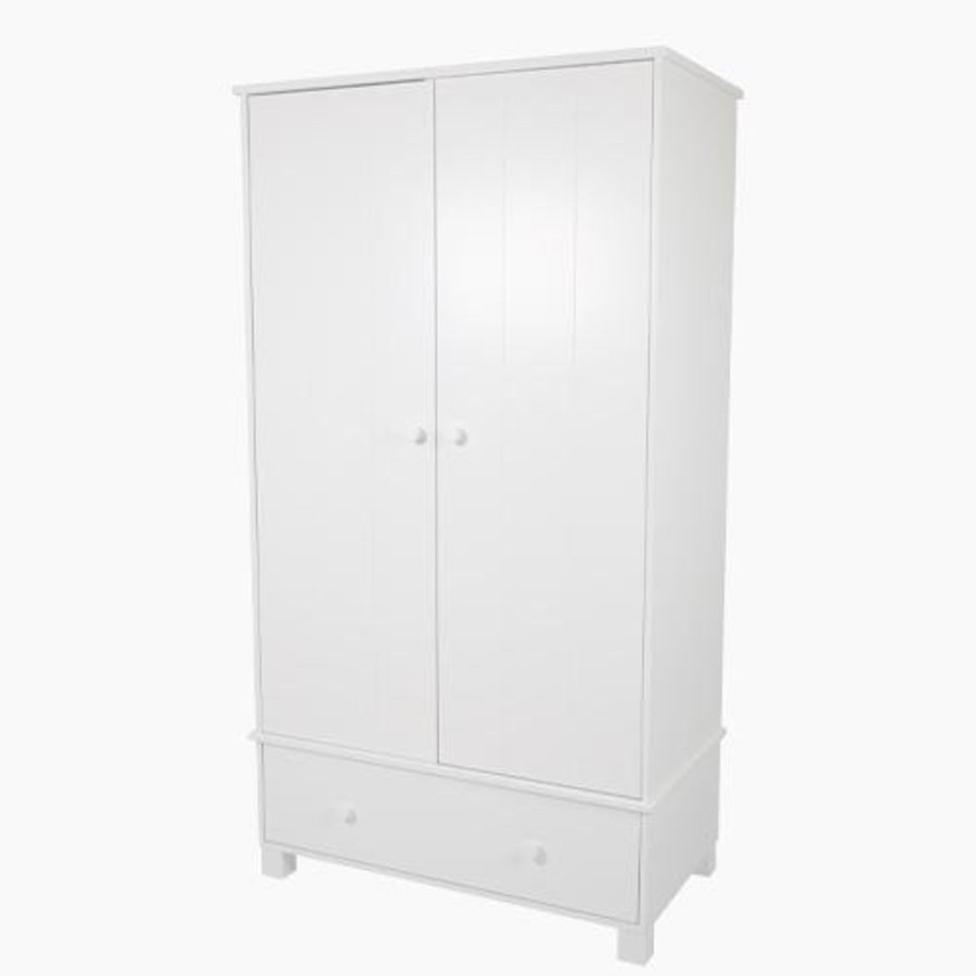 Beds & Mattresses Great Little Trading Co. White Bedroom Furniture | Lulworth Wardrobe, White