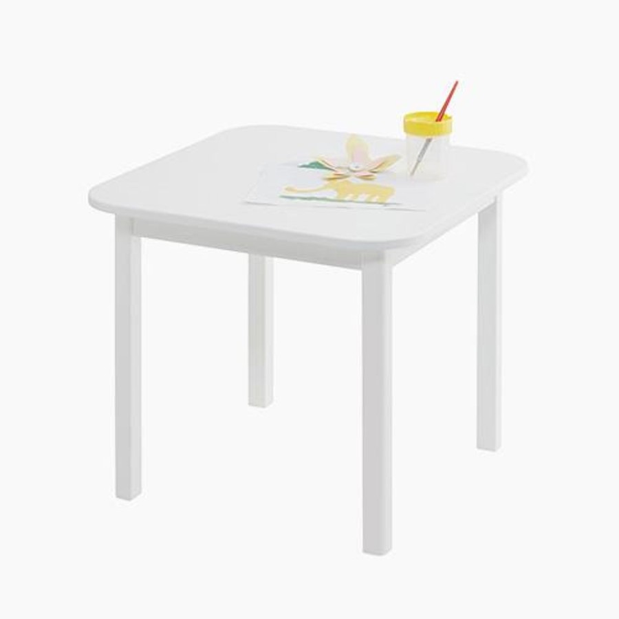 Furniture Great Little Trading Co. Tables & Play Tables | Little Bo Peep White Toddler Table Bright White