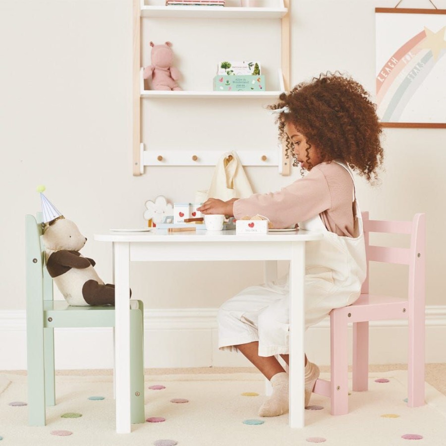 Furniture Great Little Trading Co. Tables & Play Tables | Little Bo Peep White Toddler Table Bright White