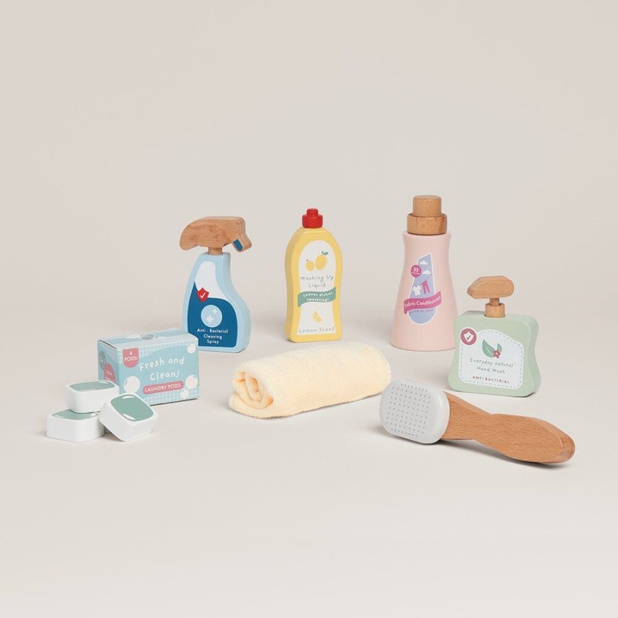 Toys Great Little Trading Co. Wooden Toys | Wooden Cleaning Accessories