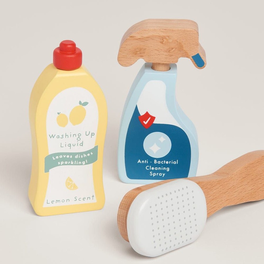 Toys Great Little Trading Co. Wooden Toys | Wooden Cleaning Accessories