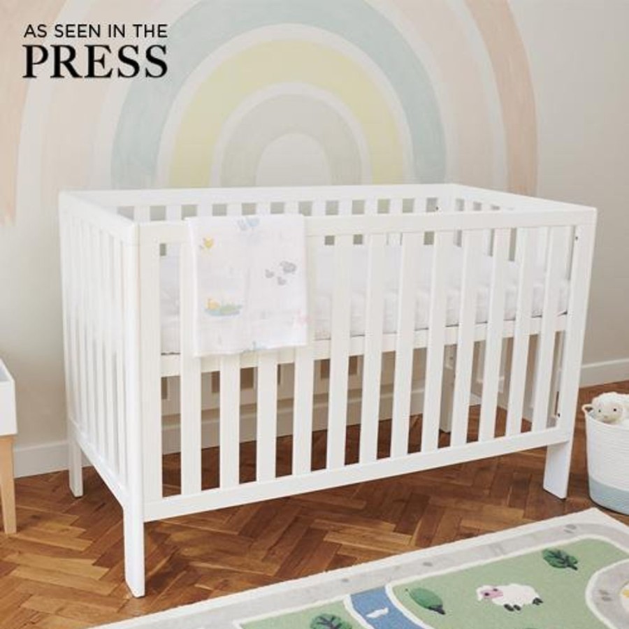 Nursery Great Little Trading Co. Nursery Essentials | Little Wren Cot Bed Bright White