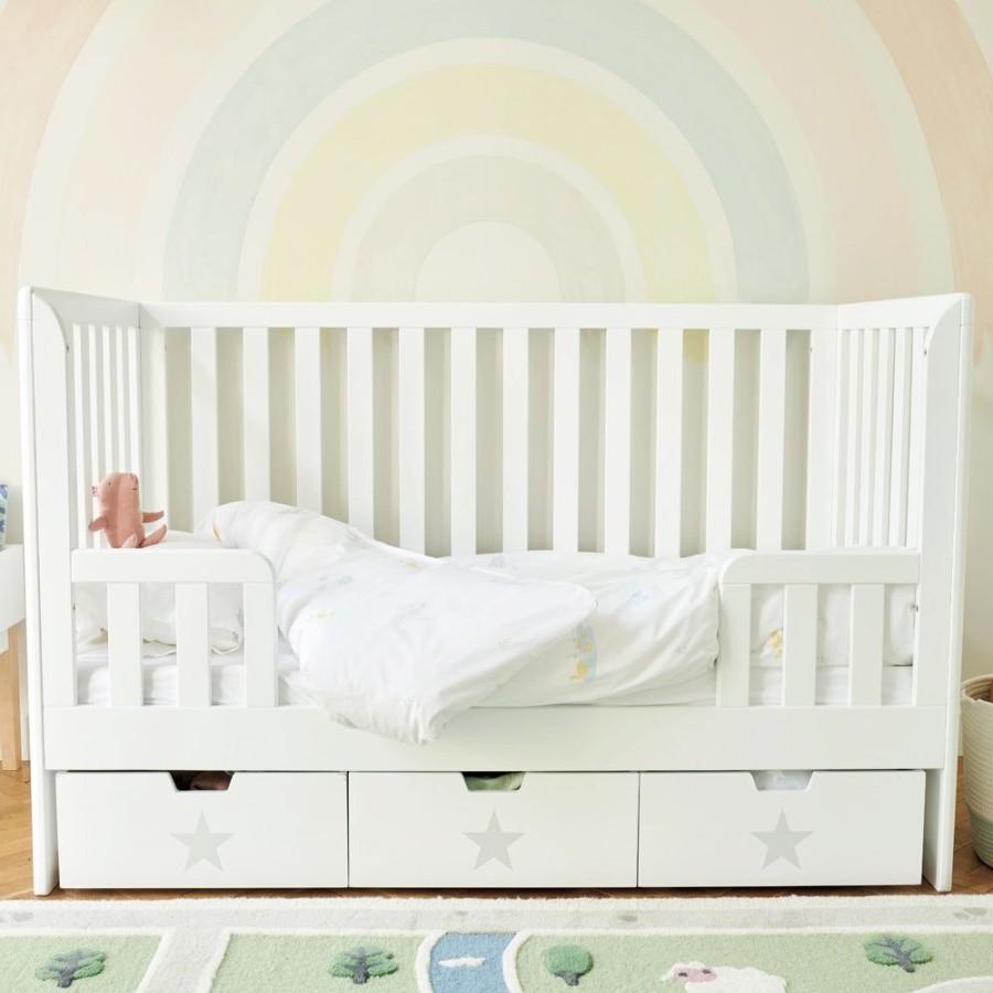 Nursery Great Little Trading Co. Nursery Essentials | Little Wren Cot Bed Bright White