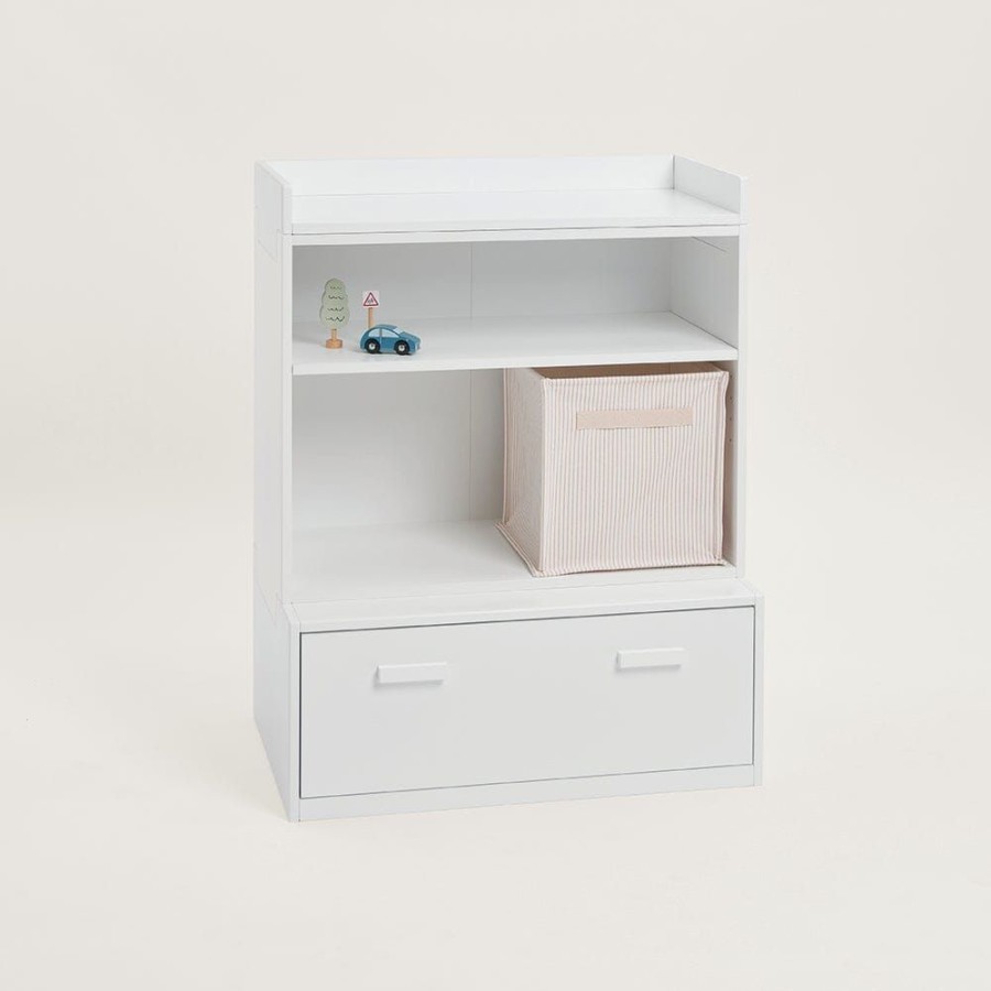 Beds & Mattresses Great Little Trading Co. White Bedroom Furniture | Alba Modular Storage Set 8 (Regular) Bright White