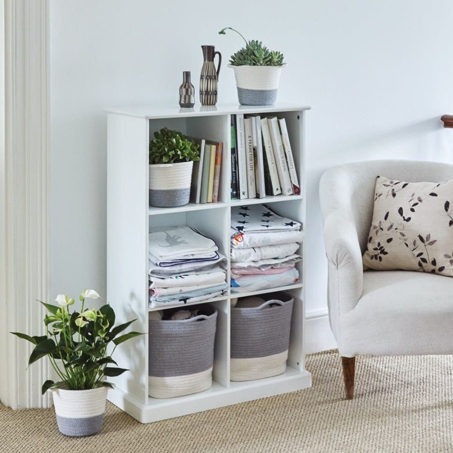 Storage Great Little Trading Co. Storage Furniture | Abbeville Six Cube Storage, White Bright White