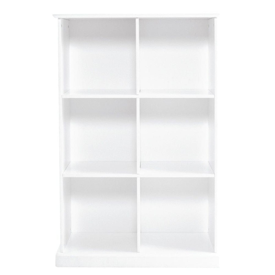 Storage Great Little Trading Co. Storage Furniture | Abbeville Six Cube Storage, White Bright White