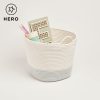 Accessories Great Little Trading Co. Nursery Accessories | Rope Storage Basket, Ivory Sage