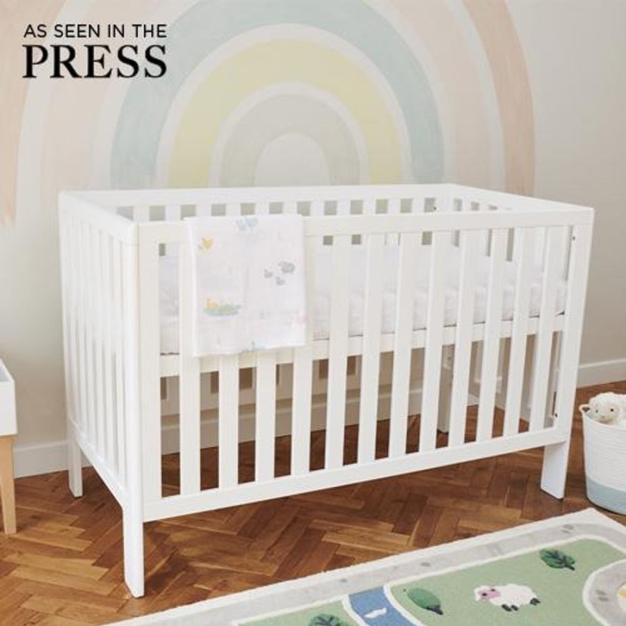 Furniture Great Little Trading Co. Beds | Little Wren Cot Bed Bright White